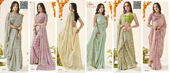 Agnira Vol 3 By Vallabhi Swarovski Work Brasso Sarees Wholesale Shop In Surat
